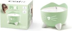 Catit Pixi Fountain - Kattendrinkbak - 20x20x16 Cm Groen -Kattenbenodigdheden 1200x525 1