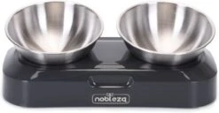 Nobleza Katten Voerbakjes - Ergonomische Dubbele Voerbak - Anti Braak Voerbak Voor Katten - Zwart - Dubbel - RVS 26 Nobleza Katten Voerbakjes - Ergonomische Dubbele Voerbak - Anti Braak Voerbak Voor Katten - Zwart - Dubbel - RVS -Kattenbenodigdheden 1200x624