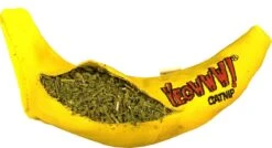 Yeowww! Chicata Banana - Speeltje Voor Katten Met Kattenkruid - De Meest Krachtige Catnip Ter Wereld – Onweerstaanbaar – Katoen – 17.7 Cm - Geel -Kattenbenodigdheden 1200x652 4
