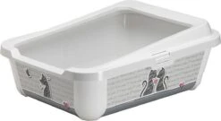 Moderna Trendy Cat Open - Grijs - Kattenbak - 50.5 X 38.5 X 18 Cm -Kattenbenodigdheden 1200x655 1