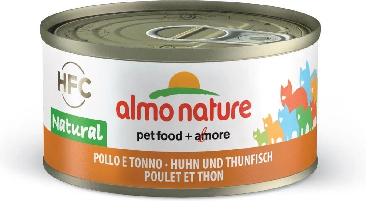 Almo Nature Natvoer Voor Katten - HFC Natural - 24 X 70g - Kip En Tonijn - 24 X 70 Gram 12 Almo Nature Natvoer Voor Katten - HFC Natural - 24 X 70g - Kip En Tonijn - 24 X 70 Gram - Afbeelding 10