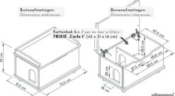 WONDERMAKE® Grote Kattenkast Houten Voor Kattenbak-box Kattentoilet, XL-kattenbak Dressoir Kastje, Designer Kattenhuis Met Kattenhol Kattenmand, Kasten Kast Voor Badkamer, 73,5 X 51,5 X 57 Cm, Wit 16 WONDERMAKE® Grote Kattenkast Houten Voor Kattenbak-box Kattentoilet, XL-kattenbak Dressoir Kastje, Designer Kattenhuis Met Kattenhol Kattenmand, Kasten Kast Voor Badkamer, 73,5 X 51,5 X 57 Cm, Wit -Kattenbenodigdheden 1200x663