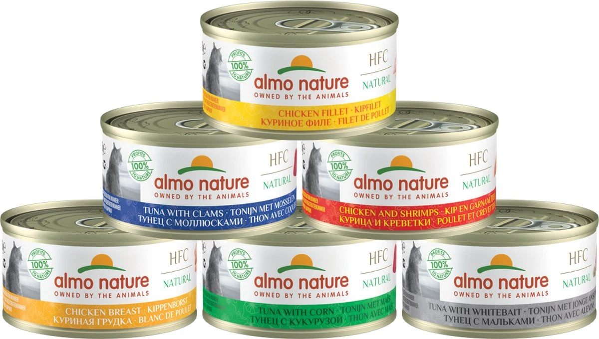Almo Nature Natvoer Voor Katten - HFC Natural - 24 X 70g - Kip En Tonijn - 24 X 70 Gram 13 Almo Nature Natvoer Voor Katten - HFC Natural - 24 X 70g - Kip En Tonijn - 24 X 70 Gram - Afbeelding 11