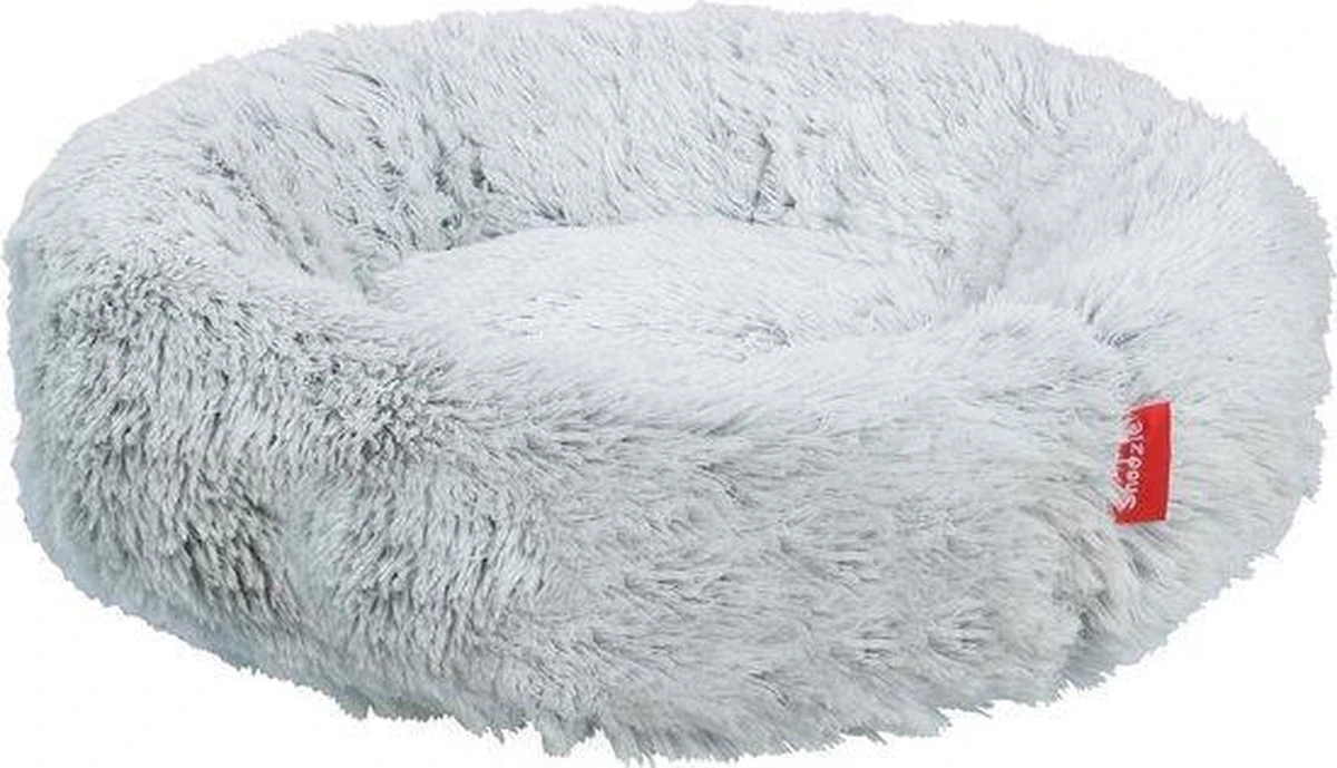 Snoozle Kattenmand - Zacht En Luxe Poezenmand - Kattenmandje Rond - Wasbaar - 60cm - Wolf Grey 3 Snoozle Kattenmand - Zacht En Luxe Poezenmand - Kattenmandje Rond - Wasbaar - 60cm - Wolf Grey