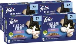 Felix Elke Dag Feest Mix Selectie In Gelei 7+ Senior - Katten Natvoer - 48 X 85g 9 Felix Elke Dag Feest Mix Selectie In Gelei 7+ Senior - Katten Natvoer - 48 X 85g -Kattenbenodigdheden 1200x689