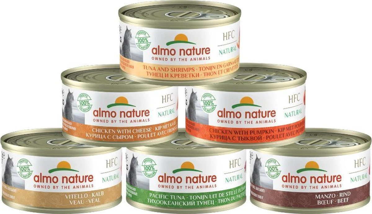 Almo Nature Natvoer Voor Katten - HFC Natural - 24 X 70g - Kip En Tonijn - 24 X 70 Gram 14 Almo Nature Natvoer Voor Katten - HFC Natural - 24 X 70g - Kip En Tonijn - 24 X 70 Gram - Afbeelding 12