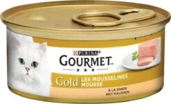 Gourmet Gold Mousse - Kattenvoer Natvoer - Met Tonijn, Lever, Kalkoen, Rund - 48 X 85 G -Kattenbenodigdheden 1200x731 1