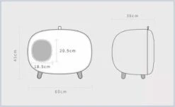 MakeSure Kattenbak Met Lade - Groen - 60 X 38 X 45 Cm - Design 20 MakeSure Kattenbak Met Lade - Groen - 60 X 38 X 45 Cm - Design -Kattenbenodigdheden 1200x736