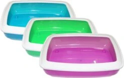 Pawise Kattenbak Laag Model - Open Kattenbak - Duurzaam En Gebruiksvriendelijk - 48x36 Cm - Plastic - Kleur Assorti -Kattenbenodigdheden 1200x759 3