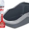 Peewee - Kattenbak EcoMinor Grijs Startpakket - 56 X 39 X 27.5cm -Kattenbenodigdheden 1200x759 4