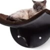 Merkloos Paws And Claws - Cat Shelf – Hangmat Kat – Kattenplank - Kattenbed - Wasbaar – Wandmontage – MDF - Bruin -Kattenbenodigdheden 1200x767 1