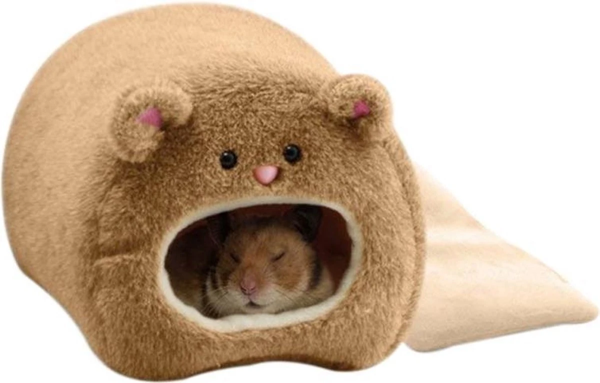 WiseGoods - Premium Hamster Huisje - Knaagdier Huisje - Hamster Bed - Hiden - Dierenaccessoire - Bruin - 11x8 Cm 3 WiseGoods - Premium Hamster Huisje - Knaagdier Huisje - Hamster Bed - Hiden - Dierenaccessoire - Bruin - 11x8 Cm