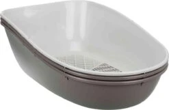 Trixie Berto Kattenbak Overdekt Met Zeef Scheidingssysteem Taupe - 59X39X42 CM -Kattenbenodigdheden 1200x782 2