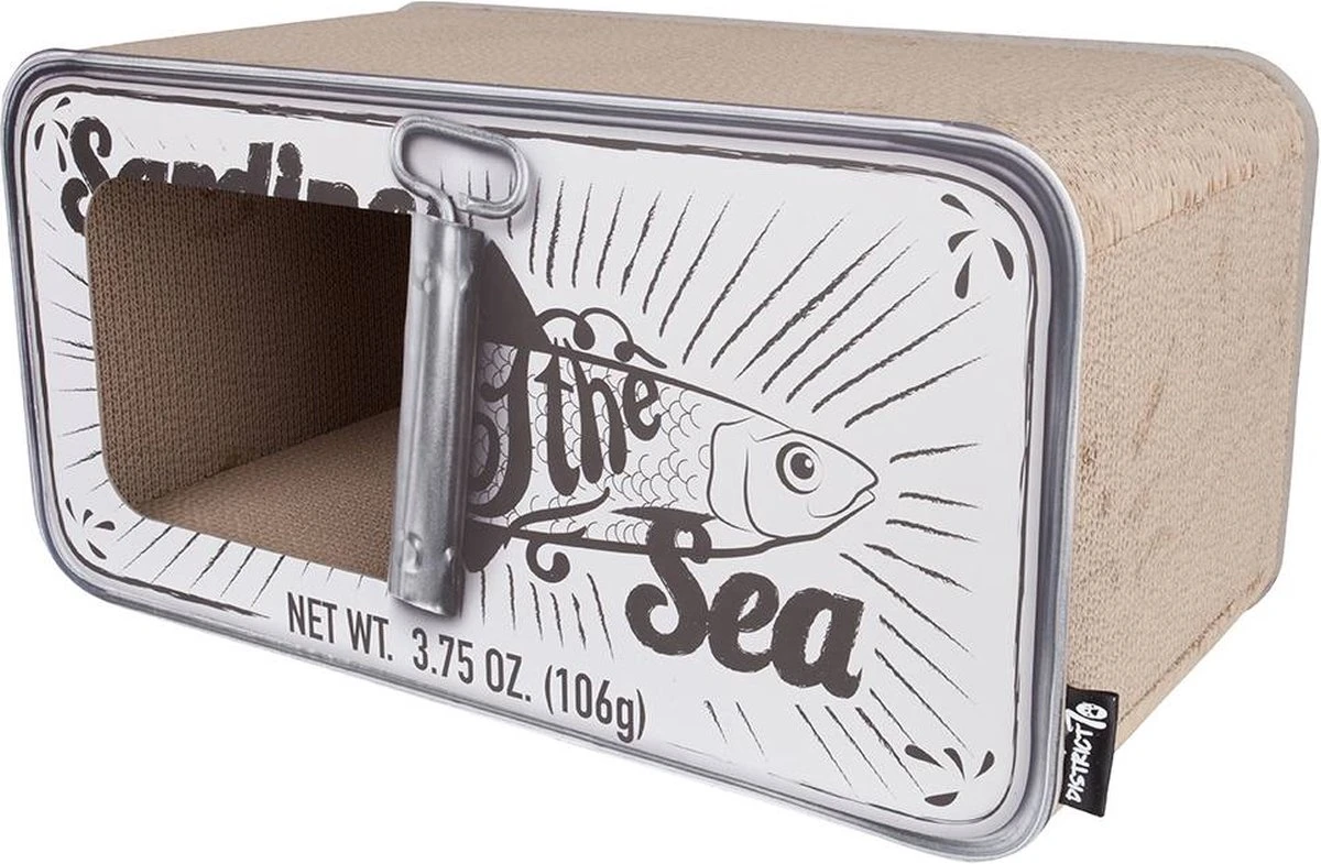 District 70 SARDINE - Design Katten Krabmeubel Van Gerecycled Karton - Zwart, Wit Of Perzik - Afmeting 60x30x30 Cm - Perzik 9 District 70 SARDINE - Design Katten Krabmeubel Van Gerecycled Karton - Zwart, Wit Of Perzik - Afmeting 60x30x30 Cm - Perzik - Afbeelding 7