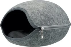 Trixie Relax Iglo Luna Lichtgrijs - 40X24X46 CM -Kattenbenodigdheden 1200x793 1
