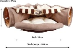 SODEAL Kattentunnel - Katten Huis - Tunnel Kat - Cat House - Kattenmand - Katten Tunnel -Kattenbenodigdheden 1200x793 4