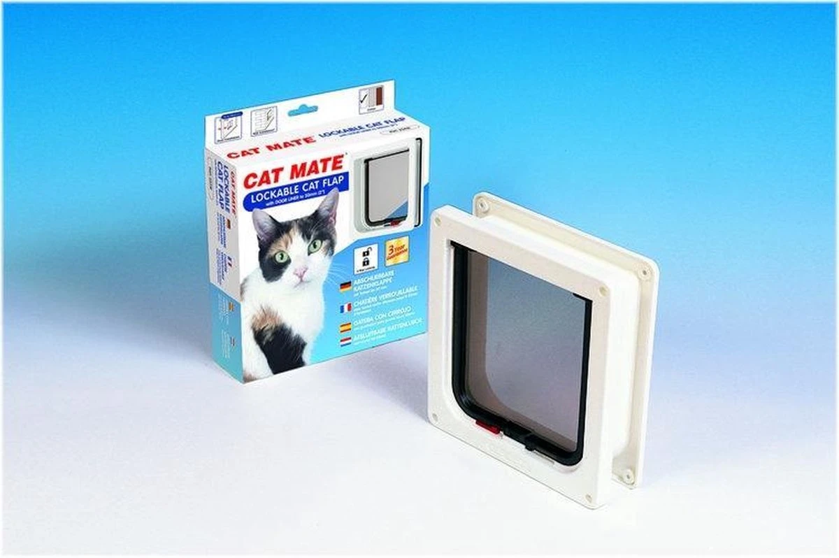 Cat Mate Kattenluik 234 Met Tweewegsluiting - Wit - 19,2 X 20cm 10 Cat Mate Kattenluik 234 Met Tweewegsluiting - Wit - 19,2 X 20cm - Afbeelding 8