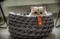 Djambo Kattenmanden, Gevlochten En Zachte Kattenbed, Comfortabel En Warm. 11 Djambo Kattenmanden, Gevlochten En Zachte Kattenbed, Comfortabel En Warm. -Kattenbenodigdheden 1200x798 5