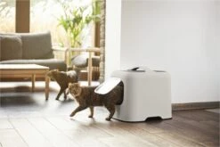 Rotho MyPet Biala Kattenbak Met Kap En Schepje / Gemaakt Van Gerecycled Plastic - Cappucino -Kattenbenodigdheden 1200x800 42