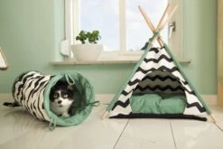 Beeztees Kioni Tipi Tent - Kattenhuis - Zwart/Wit - 50x50x70 Cm 17 Beeztees Kioni Tipi Tent - Kattenhuis - Zwart/Wit - 50x50x70 Cm -Kattenbenodigdheden 1200x800 67