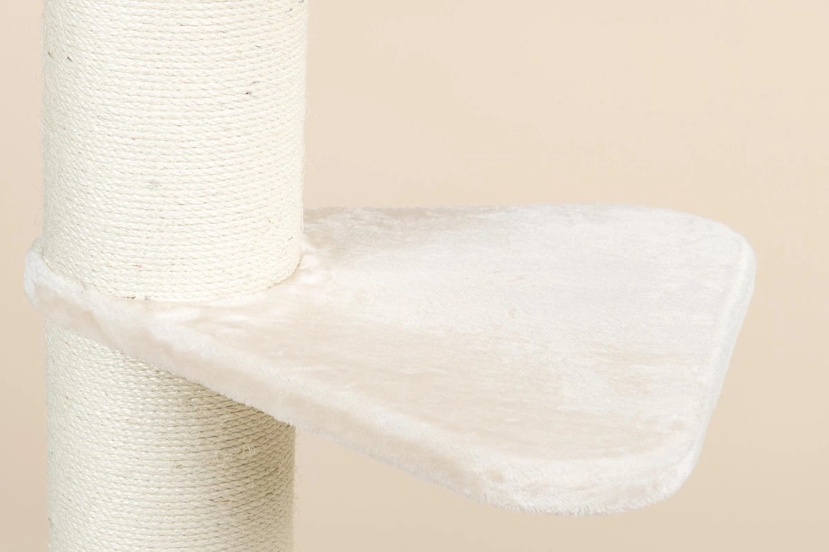 RHR Quality Royalty Krabpaal - Crème/wit - 60 X 60 X 155 Cm 9 RHR Quality Royalty Krabpaal - Crème/wit - 60 X 60 X 155 Cm - Afbeelding 7