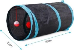 Speeltunnel Katten - Kattenhuis - Kattentunnel - 2 Gangen - Met Speelballetje 5 Speeltunnel Katten - Kattenhuis - Kattentunnel - 2 Gangen - Met Speelballetje -Kattenbenodigdheden 1200x807