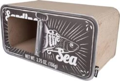 District 70 SARDINE - Design Katten Krabmeubel Van Gerecycled Karton - Zwart, Wit Of Perzik - Afmeting 60x30x30 Cm - Perzik 33 District 70 SARDINE - Design Katten Krabmeubel Van Gerecycled Karton - Zwart, Wit Of Perzik - Afmeting 60x30x30 Cm - Perzik -Kattenbenodigdheden 1200x809