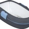 Trixie Berto Kattenbak Open Met Scheidingssyteem Donkergrijs/Blauw - 59X39X22 CM -Kattenbenodigdheden 1200x811 4