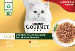 Gourmet Gold Malse Lekkernijen – Kattenvoer Natvoer - Met Kip, Zalm, Rund, Zeevis – 48 X 85 Gr 19 Gourmet Gold Malse Lekkernijen – Kattenvoer Natvoer - Met Kip, Zalm, Rund, Zeevis – 48 X 85 Gr -Kattenbenodigdheden 1200x817