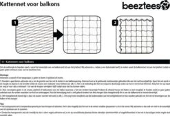 Beeztees - Kattennet - Voor Balkon - Transparant - 8x3 M -Kattenbenodigdheden 1200x818 2