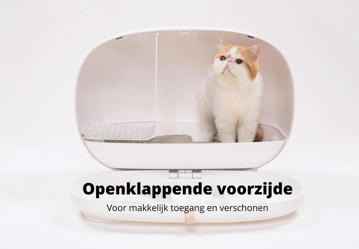 MakeSure Kattenbak Met Lade - Groen - 60 X 38 X 45 Cm - Design 10 MakeSure Kattenbak Met Lade - Groen - 60 X 38 X 45 Cm - Design - Afbeelding 8
