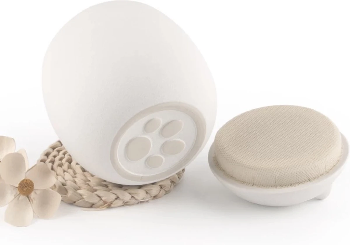 Wit Katten Mini Urntje 5 Wit Katten Mini Urntje - Afbeelding 3