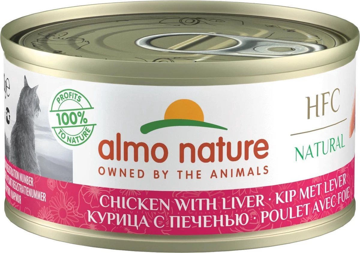 Almo Nature Natvoer Voor Katten - HFC Natural - 24 X 70g - Kip En Tonijn - 24 X 70 Gram 16 Almo Nature Natvoer Voor Katten - HFC Natural - 24 X 70g - Kip En Tonijn - 24 X 70 Gram - Afbeelding 14