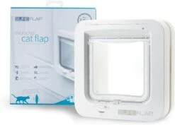 Sureflap Dierenluik Microchip S - Kattenluik - 20x20x7 Cm Wit -Kattenbenodigdheden 1200x861 2
