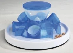 TRIXIE Kattenspeelgoed Tunnel Feeder Strategiespel - Blauw -Kattenbenodigdheden 1200x864 4