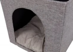 Trixie Kattenmand Iglo Ella Grijs - 33X33X37 CM -Kattenbenodigdheden 1200x867