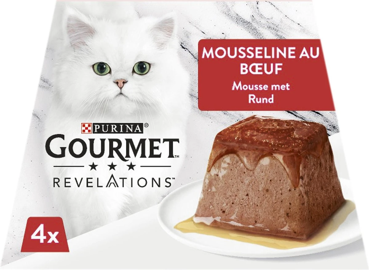Gourmet Revelations Mousse - Kattenvoer Natvoer - Rund - 24 X 57 G 10 Gourmet Revelations Mousse - Kattenvoer Natvoer - Rund - 24 X 57 G - Afbeelding 8