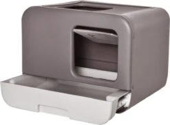 Kattenbak - 2 Uitgangen - Kattentoilet - Uitschuifbare Bodem - Met Schepje - Grijs 53 X 40 X 40 Cm 14 Kattenbak - 2 Uitgangen - Kattentoilet - Uitschuifbare Bodem - Met Schepje - Grijs 53 X 40 X 40 Cm -Kattenbenodigdheden 1200x884 1