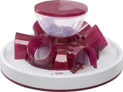 TRIXIE Kattenspeelgoed Tunnel Feeder Strategiespel - Blauw -Kattenbenodigdheden 1200x898 1