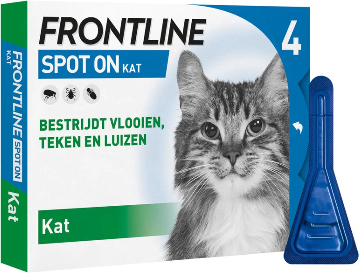 Frontline Spot On - Kat -Tegen Vlooien En Teken - 4 Pipetten 8 Frontline Spot On - Kat -Tegen Vlooien En Teken - 4 Pipetten - Afbeelding 6