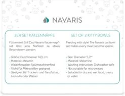 Navaris Voerbakjes Voor Katten - Set Van 3 Voer- En Waterbakken - Met Kattenkopjes Vorm - Antislip - Etensbakjes In Grijs, Wit En Zwart 14 Navaris Voerbakjes Voor Katten - Set Van 3 Voer- En Waterbakken - Met Kattenkopjes Vorm - Antislip - Etensbakjes In Grijs, Wit En Zwart -Kattenbenodigdheden 1200x921 1
