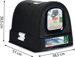 Curver Kattenbak - Antraciet - 51 X 38,5 X 39,5 Cm 29 Curver Kattenbak - Antraciet - 51 X 38,5 X 39,5 Cm -Kattenbenodigdheden 1200x922 1