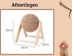 Janse Katten Krab Bal - Katten Speelgoed - Krabmeubel - Kattenkrabpaal - Krabplank - Krabbal - Kattenspeeltje - Krabbol - Inclusief Kattenkruid 8 Janse Katten Krab Bal - Katten Speelgoed - Krabmeubel - Kattenkrabpaal - Krabplank - Krabbal - Kattenspeeltje - Krabbol - Inclusief Kattenkruid -Kattenbenodigdheden 1200x933 2
