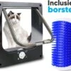 BFreshPets Kattenluik + Massageborstel - Met Tunnel - 4 Vergrendelingsstanden - Weersbestendig - Maat L - Zwart - 27 X 24 Cm 1 BFreshPets Kattenluik + Massageborstel - Met Tunnel - 4 Vergrendelingsstanden - Weersbestendig - Maat L - Zwart - 27 X 24 Cm -Kattenbenodigdheden 1200x946 2