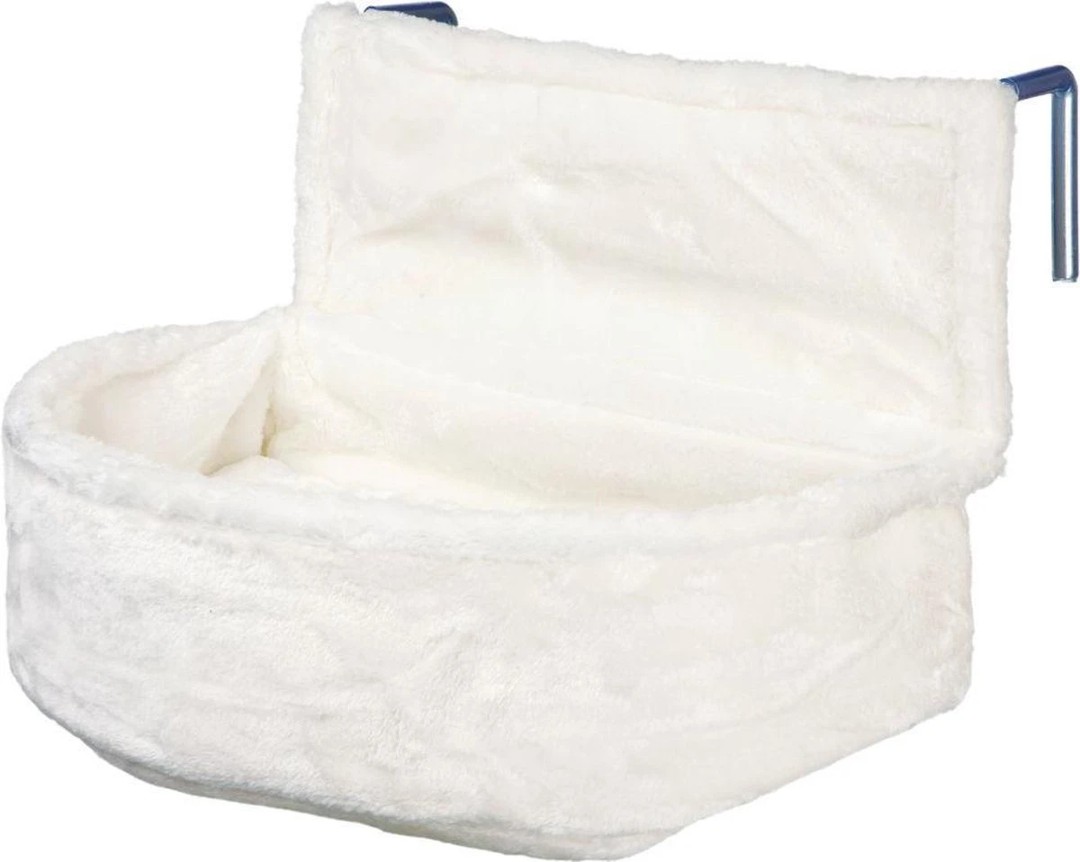 Trixie - Radiatorhangmat Relax - Pluche - Wit - 45X13X33 Cm 3 Trixie - Radiatorhangmat Relax - Pluche - Wit - 45X13X33 Cm