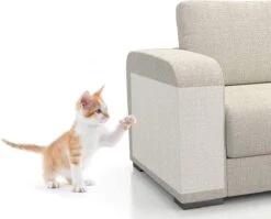 Antikrab Vellen Voor Katten - 10 XXL Vellen - 43.2 X 30,5 Cm - Katten Meubel Bescherming - Anti Krab Katten - Zonder Punaises - Transparant - Bankbescherming - Enkelzijdig Klevend - Anti Krab Training