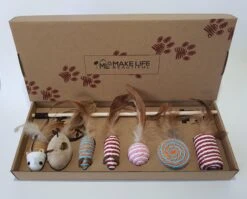 Make Life Beautiful® - Kattenspeeltjes Set - 7-delig - Kattenspeelgoed - Kattenhengel - Speelmuisjes - Kattenspeelgoed Set 20 Make Life Beautiful® - Kattenspeeltjes Set - 7-delig - Kattenspeelgoed - Kattenhengel - Speelmuisjes - Kattenspeelgoed Set -Kattenbenodigdheden 1200x968 3