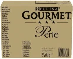 Purina One Gourmet Perle - Kattenvoer - Land En Zee - 96 X 85 Gram -Kattenbenodigdheden 1200x969