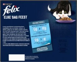 Felix Elke Dag Feest Mix Selectie In Gelei Kattenvoer Nat 4(24-pack) -Kattenbenodigdheden 1200x970 1