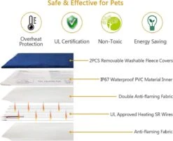 Warmtemat Voor Huisdieren 12V 65x40cm 18 Warmtemat Voor Huisdieren 12V 65x40cm -Kattenbenodigdheden 1200x977 1